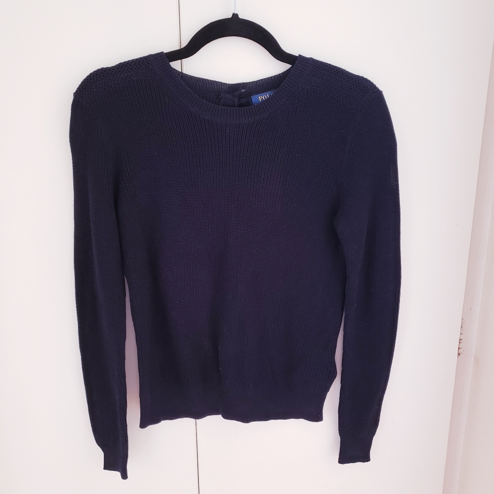 Polo Ralph Lauren navy cardigan womens
